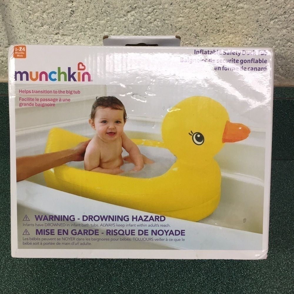 NIB Munchkin Inflatable Duck Tub